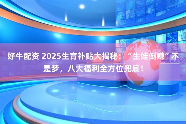 好牛配资 2025生育补贴大揭秘：“生娃倒赚”不是梦，八大福利全方位兜底！