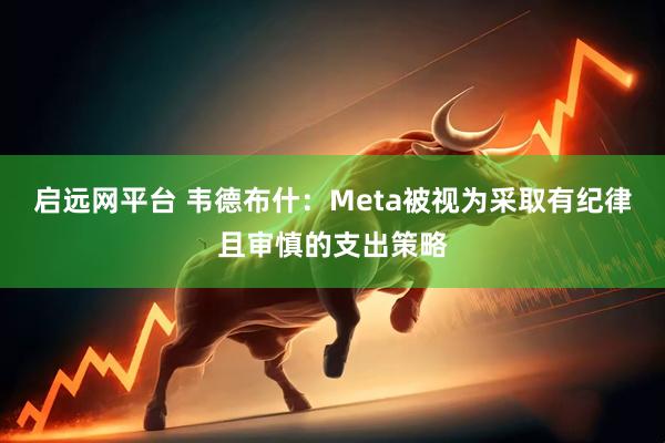 启远网平台 韦德布什：Meta被视为采取有纪律且审慎的支出策略